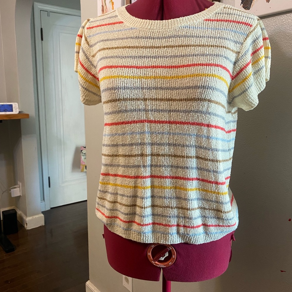 YoColorado Striped Retro Sweater Tee